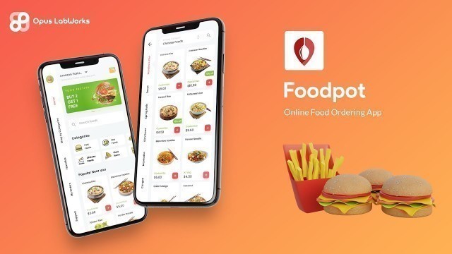 '2 App Template | Online Food Ordering App | Best Food App | Foodpot'