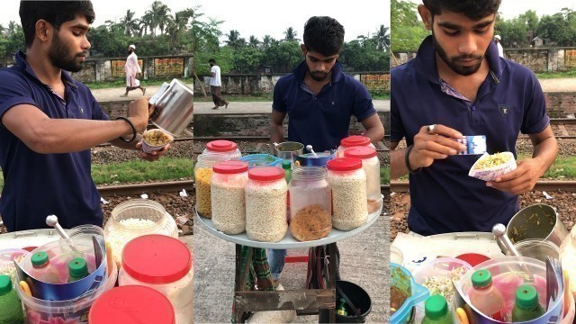 'Railway Famous Jhal Muri Wala | Bangladesh Street Food |'