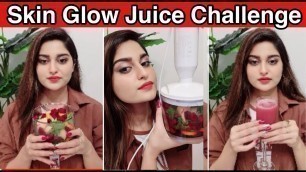 'Glowing Skin+Healthy Hair Juice Challenge!!!