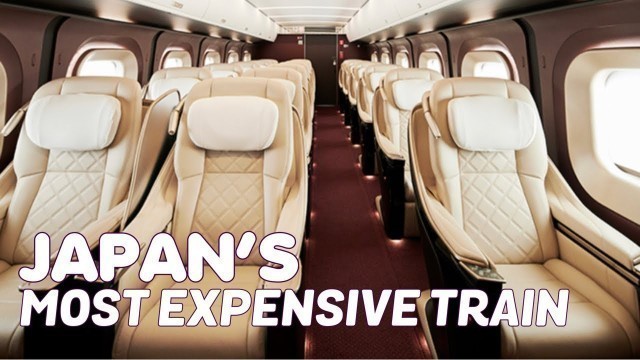 'Shinkansen REAL FIRST CLASS Experience | ¥40000 Bullet Train Seat'