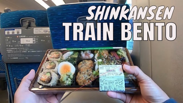 'Japanese EKIBEN BENTO on the SHINKANSEN Bullet Train'