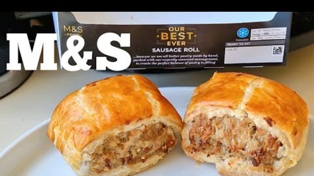 'Our BEST Ever SAUSAGE ROLL at M&S food review'