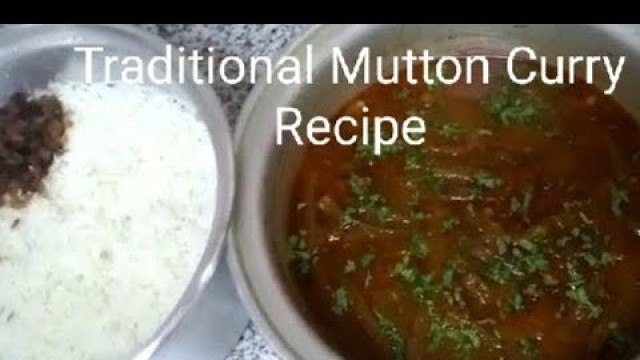 'Traditional Mutton Curry Recipe | Indian Muslim Food Cooking Style.'