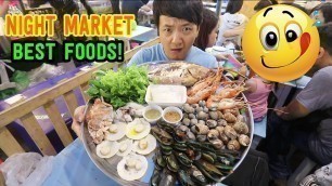 'BEST Thai NIGHT MARKET Street Foods! - Rod Fai Train Market Tour'