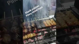 'Klasik pulutan - Pinoy street food( isaw, tenga, dugo)'