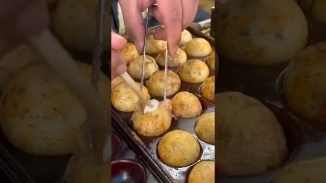 'Japanese Street Food  Takoyaki #shorts'