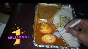 'INDIAN RAILWAY || AC Coach || Train food supply Rs.120'