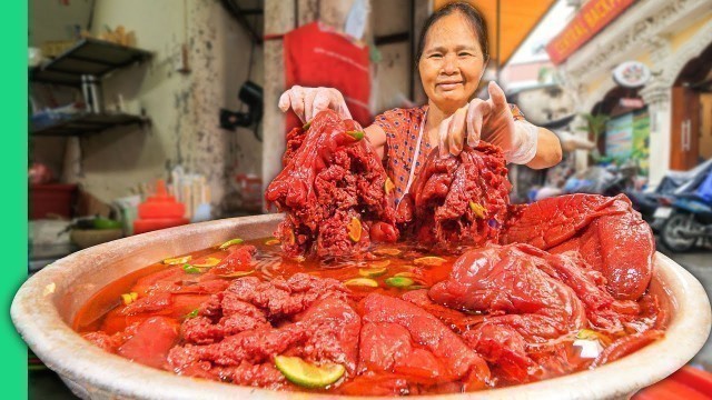 'Blood Red Jellyfish!! EXTREME Vietnam Street Food!!'