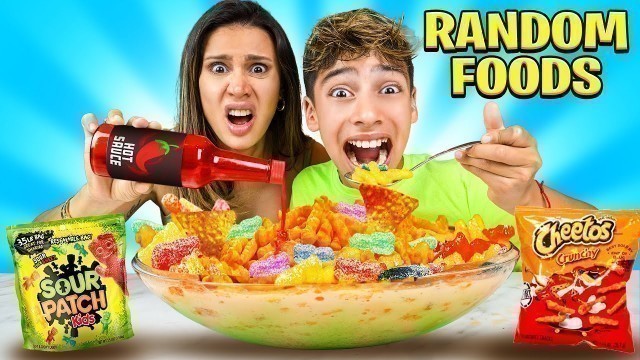 'Eating The Most RANDOM FOOD Combinations in the World!'