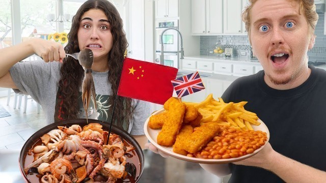 'EATING FOOD FROM ALL OVER THE WORLD CHALLENGE'