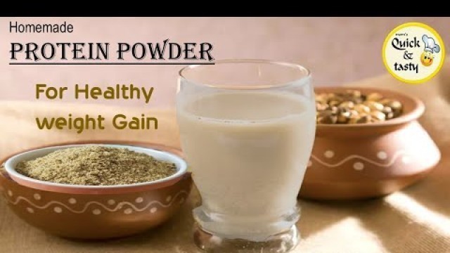 'Homemade Protein Powder for glowing skin and strong hair || Healthy diet recipe #MomsQuickandTasty'