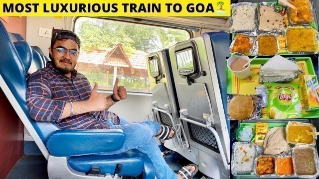 'Karmali Tejas Express Journey in Monsoon | IRCTC Food | Konkan Railway'