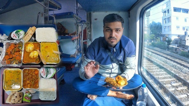 'Telangana Express train journey in 3rd AC *Bilkul Premium Jaisa Khana*