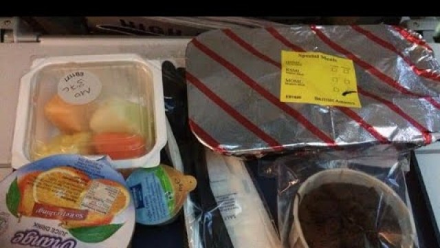 'Halal Airplane Food | British Airways in-flight Muslim Meal Heathrow (LHR)- Kuala Lumpur (KUL)'