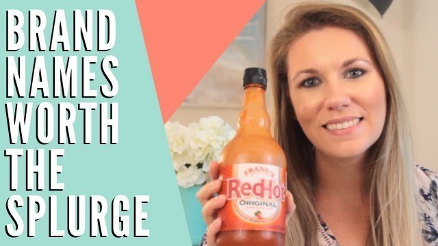 'BRAND NAMES Worth Buying | NAME BRAND vs GENERIC FOOD'