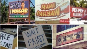 'Nakakalokang Funniest Pinoy Signs, Business Names, Signages, Billboards and Posts. Funny Pinoy Signs'