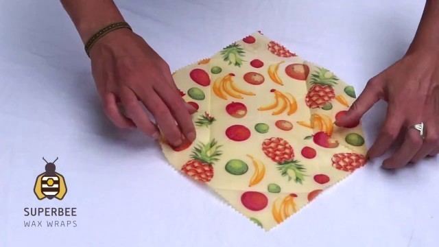 'How to fold a Box with Beeswax Wraps!!! Origami!! 折り紙'