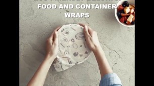 'ECO-FRIENDLY BEESWAX WRAPS FOR FOOD'