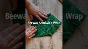 'Beeswax Sandwich Wrap- Zero Waste'