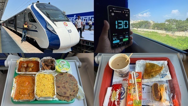 'AHMEDABAD TO MUMBAI : INAUGURAL TRAIN JOURNEY : 3RD VANDE BHARAT EXPRESS SEMI HIGH SPEED TRAIN 18'