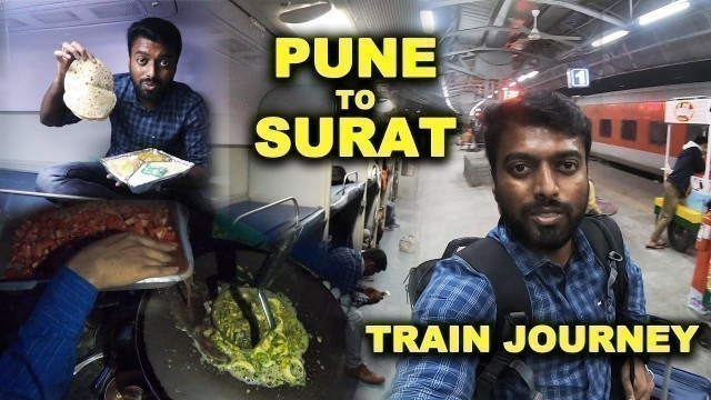 'MIDNIGHT FOOD HUNT in Surat - Train Journey from Pune to Surat | DAN JR VLOGS'