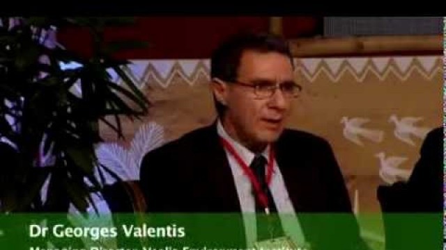 'DSDS14: Ministerial session1, Dr. Georges Valentis, The Energy, Water, Food Triangle'