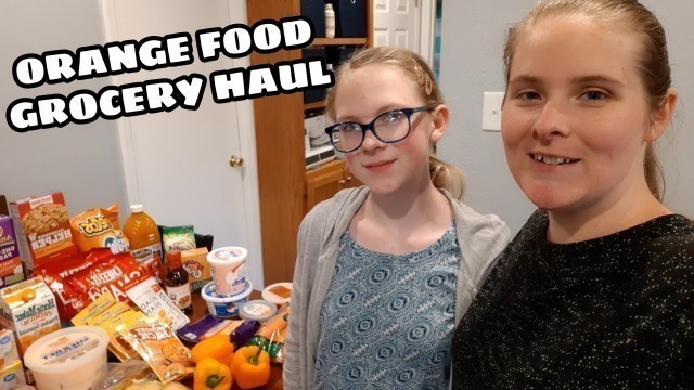 'ORANGE GROCERY HAUL | FOOD COLOR CHALLENGE | THIS RANDOM JOURNEY'