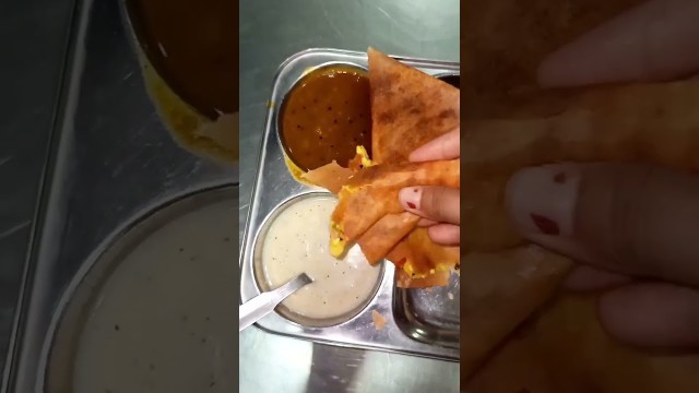 'Triangle Shape Dosa | South Indian Food #shorts #foodie #kanpur #streetfood'