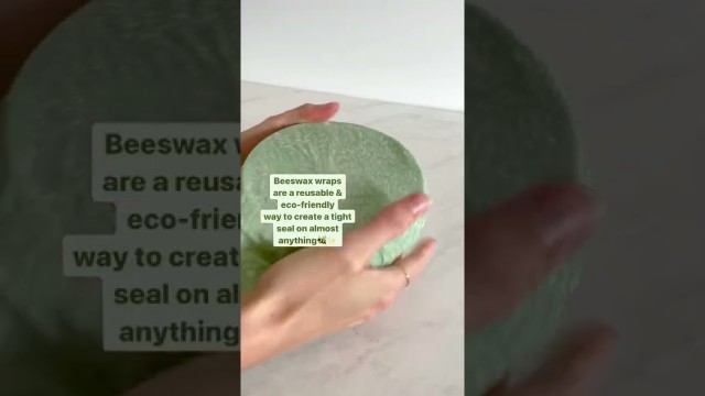 'Plastic wrap vs Beeswax wrap... which is better? 