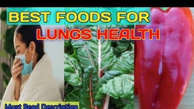 'Best Foods for Lungs Health | Healthy N Happy Life #oxygenlevel #healthylungs #COVID #betterbreath'