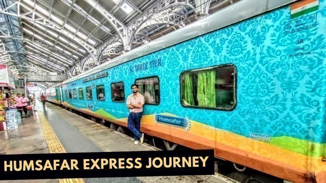 'HUMSAFAR EXPRESS TRAIN JOURNEY in 3rd AC | 49Hours Long Train Journey in India | INDIAN RAILWAYS'