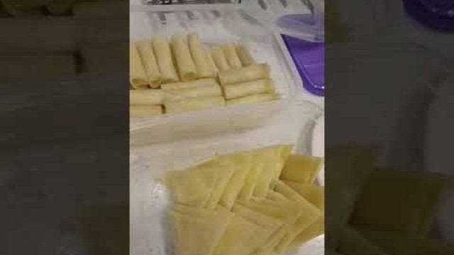 'Arabic food! cheese roll & triangle cheese easy to create &cook 