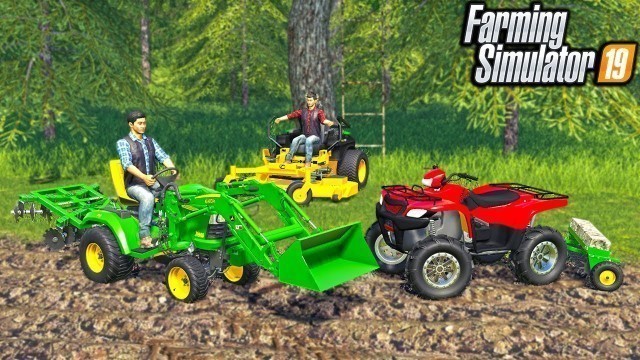 'SPRING FOOD PLOTS $100,000 IN NEW LAND | (ROLEPLAY) FARMING SIMULATOR 2019'