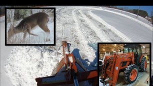 'Kioti RX snow plowing food plots? PROOF & behind the scenes feedback; Kioti RX.'