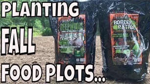 'Planting The Best fall Food Plots | Bow Hunting Kill Plots'