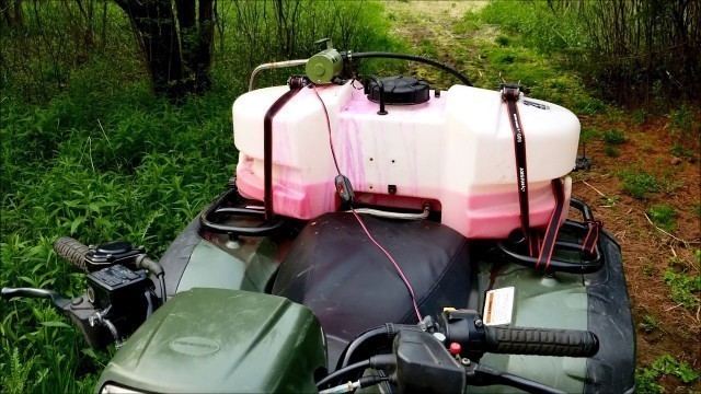 'How to Spray Roundup/Glyphosate in your food plots'