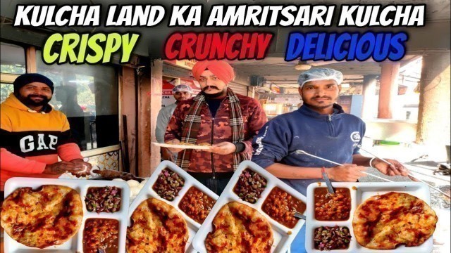 'SIRF 60/- CRUNCHY PATTY KULCHA AT KULCHA LAND | LUDHIANA STREET FOOD | @navishkarirofficial'