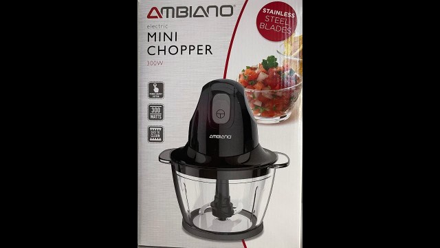 'Aldi AMBIANO Mini chopper review'