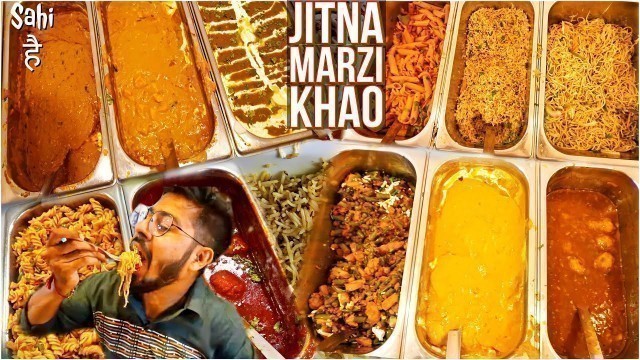 'UNLIMITED FOOD Buffet in Rs 149 | Street Food India | Best in Budget'