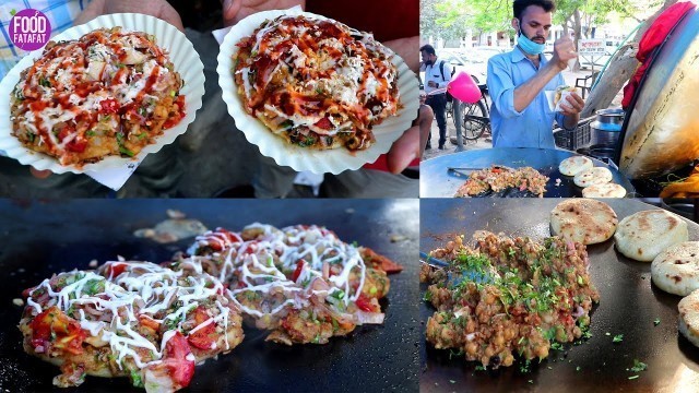 'Pizza Kulcha - Golu Ji Ke Zabardast Pizza Kulcha | Ludhiana Street Food | Street Food Indian'