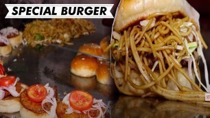 'Special  Burger In Ludhiana on Street Food Hatti'