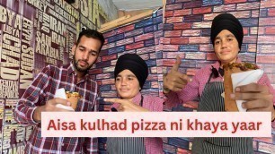 '110/- sardar ji special kulhad pizza | Ludhiana street food |'