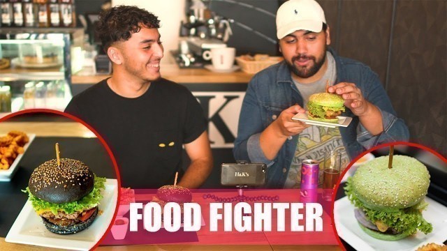 'DES BURGERS 100% PERSONNALISABLES !!!  LA BAZE VS H&K\'s [FOOD FIGHTER ROUND 2]'