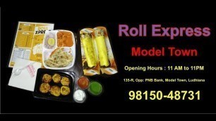 'Chicken Party at Roll Xpress Ultimate veg and nonveg Snacks  Ludhiana Street Food'