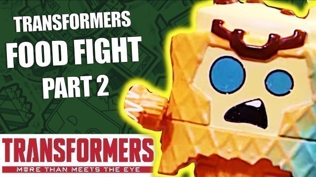 'Transformers Holiday Food Fight! Stop Motion Part 2: BotBots Mischief! | Transformers Official'