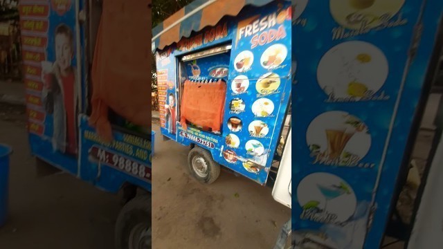 'Ludhiana Street food | fresh soda at dholewal chowk ludhiana #shorts'