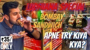 '26yrs old Rahul Bombay Sandwich | Street Food India | India Street Food | Ludhiana'