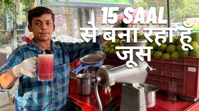 '20 years old boy selling Juice 