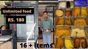 'Unlimited food buffet + pizza at Rs 180/- ( 16+ items ) | Express vegetarian Ludhiana | STREET FOOD'