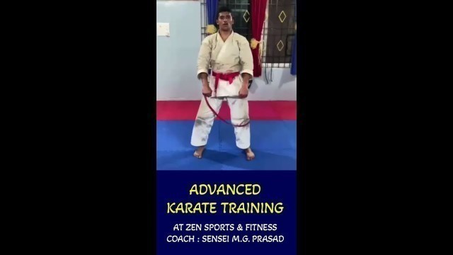 'Advanced Karate By Sensai M.G. Prasad at Zen Sports & Fitness, Bengaluru'